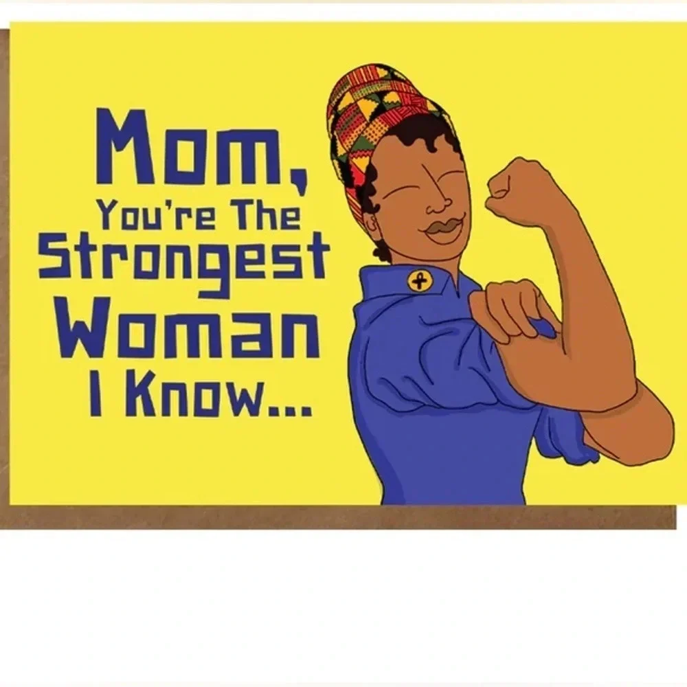 Rebbie The Riveter Card in Yellow, NWT, For Bundles Only